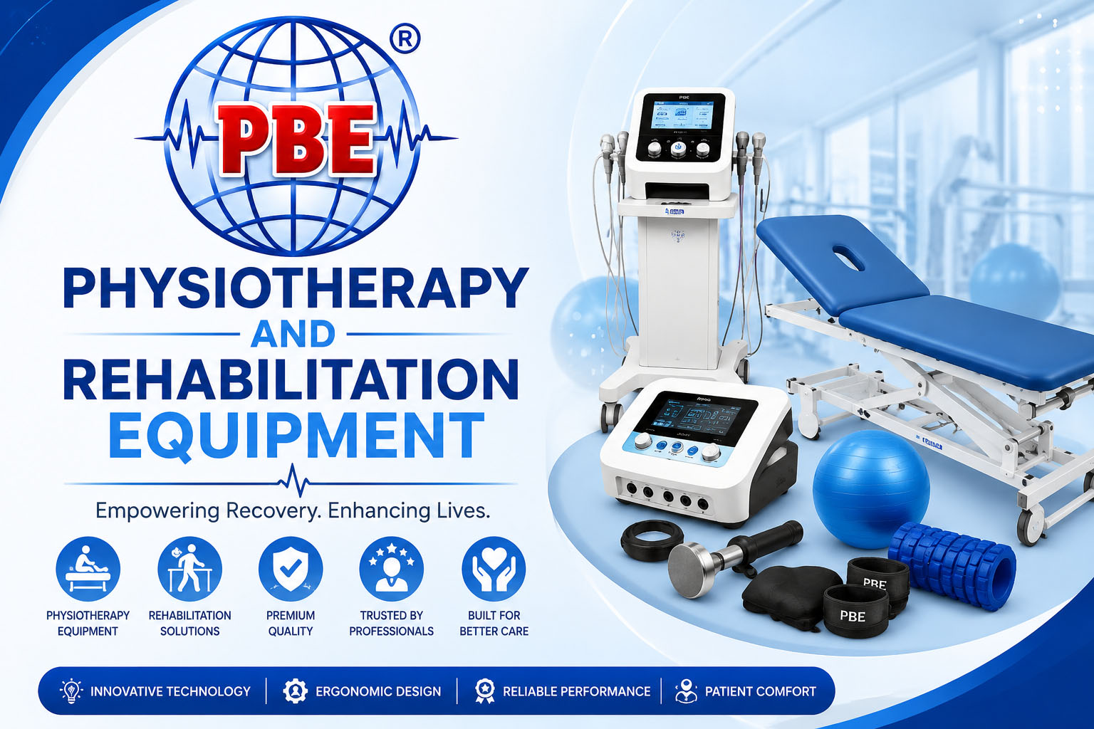Physiotherapy and rehabilitation equipment