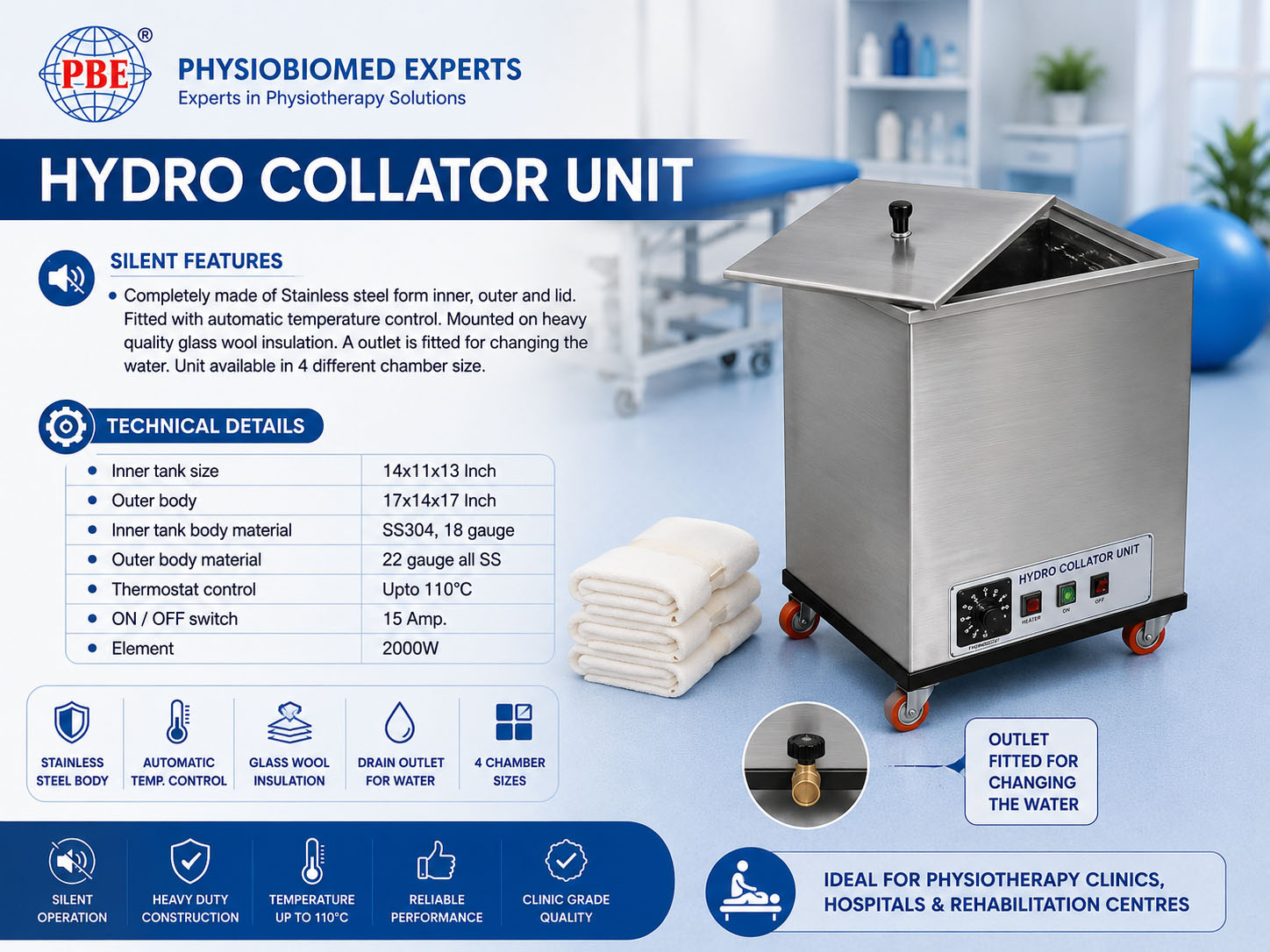 Hydrocollator Unit