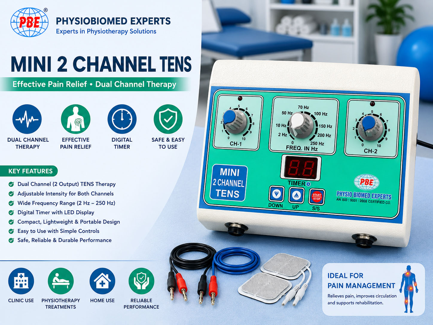 Mini TENS with 2 Channel